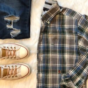 Tommy Hilfiger Plaid Button Up Shirt